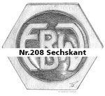 Nr.208 Sechskant