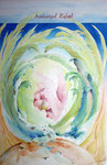 rafaël, aquarel/kleurpotlood/bladzilver 31 x 46,5 cm