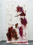 One Thousand Falls, oil on paper, app. 102" x 51", 2025