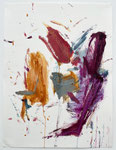 Becoming, oil on paper, 24" x 18", 2025