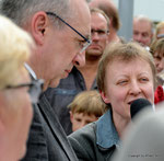 Eröffnung Berndlbad - Pastoralassistent Hermann Widy und evang. Pfarrerin Mag. Anneliese Peterson