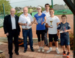 Siegerehrung der Korneuburger Tennisstadtmeisterschaften 2014