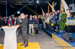 Bürgermeister Christian Gepp stellt sein Team in der Korneuburger Werft vor