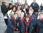 Londres - Octobre 2007 / Rencontre avec des écoliers, So British !!!