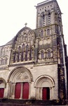 la façade de la basilique de Vézelay