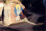 peinture rupestre du monastère de Sera