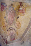 une fresque dans l'église de Gargilesse