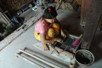 Fabrication artisanale de bâtons d'encens, Mynamar