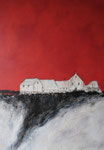 Roter Himmel 2 - Acryl 60 x 80 = 130