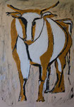 Nachdenklich  Acryl 60 x 80