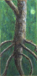 Baumwurzel - Mischtechnik 40 x 80 €120