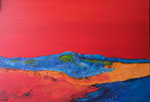 Blauer Berg - Aryl 80 x 60 = 130