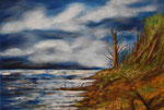 Weststrand Darß 1 - Öl 70 x 50 = € 130
