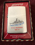 USS BUCHANAN, DDG-14 PLANK OWNER Cold War DATED 1961