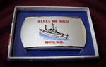 USCGC BIBB WHEC-31 BOSTON MASS BUCKLE VIETNAM ERA CIRCA 1965-66