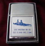 USS ARIZONA MEMORIAL BARLOW LIGHTER CIRCA 1960's