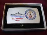 USS CORONADO LPD-11 BUCKLE CIRCA 1960's