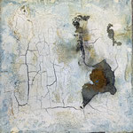 Marmormehl-Sumpfkalk auf Leinwand 30 x 30 cm