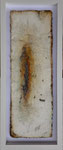 Marmormehl-Sumpfkalk auf Seidelbastpapier - Objektrahmen 34,5 x 80 cm