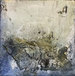 Marmormehl-Sumpfkalk auf Leinwand 40 x 40 cm