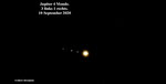 Jupiter 4 Monde. 10 September 2020