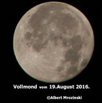 Vollmond vom 19 August 2016