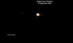 Jupiter 4 Monde.  8 September 2020
