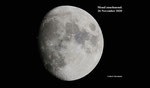 Mond zunehmend. 26 November 2020