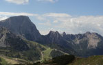 der Trogkofel links im Hintergrund