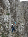 am Ende der "ersten Seillänge"