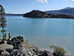 Kluane -Lake 2-farbig - Sediment vom Gletscher