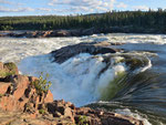 die Falls nochmals im Abendlicht