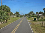 die Strasse auf Alligator Point