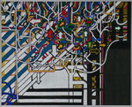 Ausweg, 80x100cm, Öl auf Leinwand (2021)