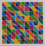 Sudoku 1, 70x70cm, Öl auf Leinwand (2017)