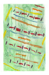 008 - 2020 Who are you? 2020 schilderstuk 241 gr Stonepaper 33 X 23 CM  Acrylverf Gemende technieken.