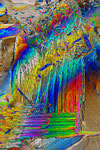 Makrostrukturfoto eines Tropfens unseres Weines vom Wiener "Wasser-Fotografen" Günter Schön