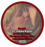 There were 22 Jemma kisses, as well as 18 mini, cheek, forehead or attempted kisses.