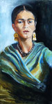 Frida  (huile sur toile 60X30 cm) Indisponible