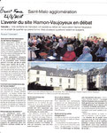 Ouest-France du 24/02/2018 - L'avenir du site Hamon-Vaujoyeux en débat