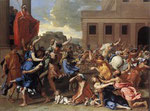 L'enlèvement des Sabines, tableau de Nicolas Poussin (1634-35)