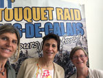 Avec Karine Baillet, au Touquet