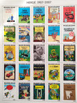 2007 - BELGIQUE - Anniversaire 100 ans de Tintin 1907-2007