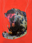 Cultiva Tu Mente | (12 x 9 in) | dye, acrylic and gouache on canvas | SOLD 