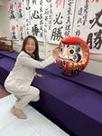 祝！当選！だるまの両目に目が入りました！