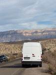 Ein Wiener im Big Bend!! Parkte hier und ist wohl auch zu den Hot Springs gewandert