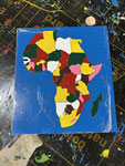 Fertiges Afrika-Puzzle