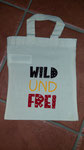 Baumwolltasche (ca 21x24cm/BxH) für etwas Kleines- Preis 4,- statt 8 Euro