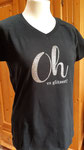 Shirt Gr. M bedruckt mit Glitzerfolie - 10 Euro jetzt 8 Euro