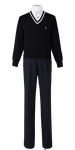 川島中学校合い制服(セーター着用)